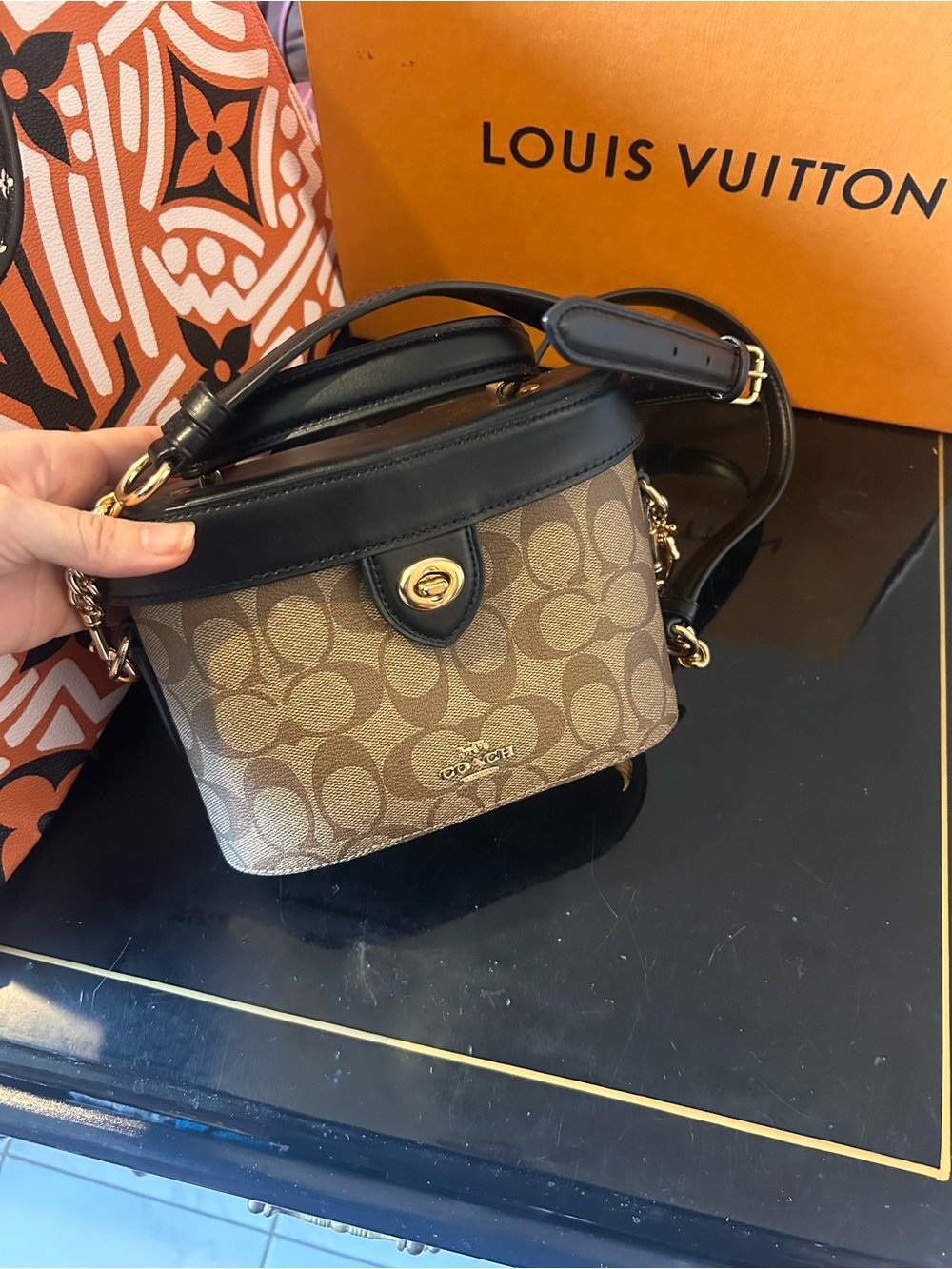 Coach Signature Kay 2 box bag